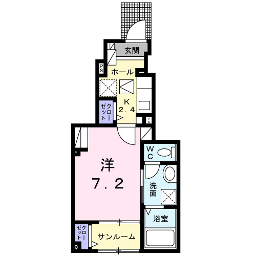 Ｇｒａｎ　Ｎｏｉｒ　Ⅰの間取り