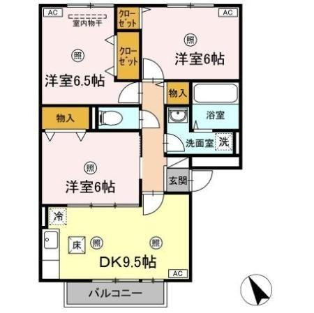 【間取り】 | マンマミーヤ　Ｂ棟