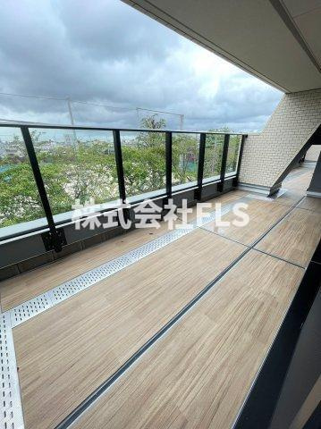 豊島区千川２丁目の賃貸マンションのバルコニー