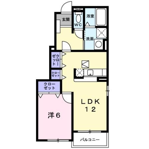 メゾンブリーズＡ棟の間取り