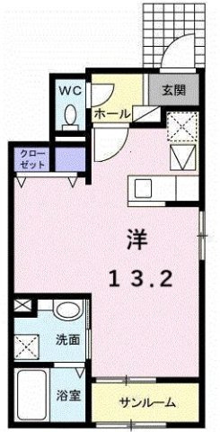 アマーレ　スパーツィオ　Ⅱの間取り