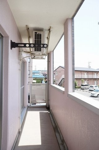 シャン・リヴィエールのバルコニー