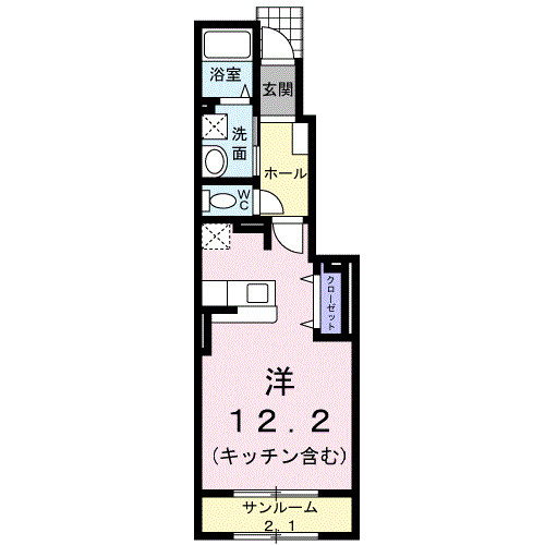 プレシャス　手屋の間取り
