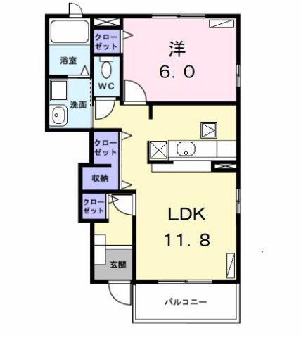 グレース　ヴィラ　Ⅱの間取り