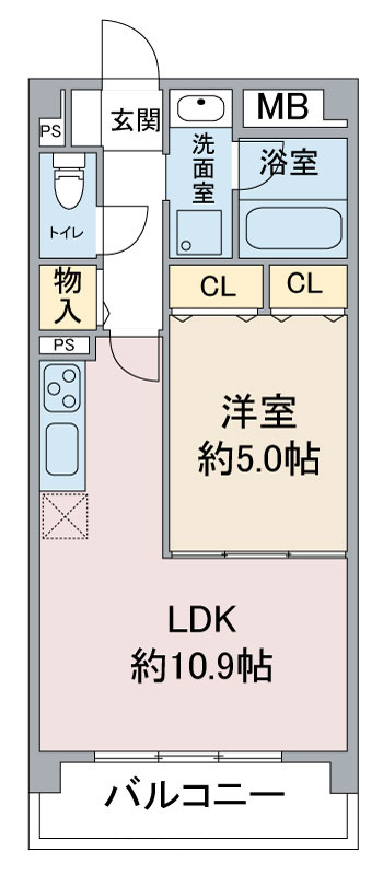 プランドール高社の間取り