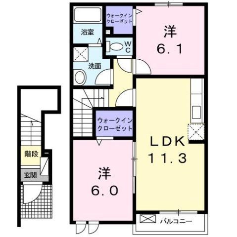 サザン・ガーデン「さくら」Ａの間取り