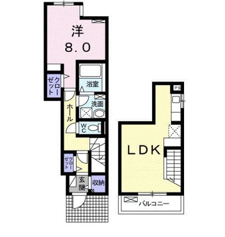 ハナミズキの間取り