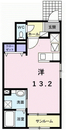 アマーレ　スパーツィオ　Ⅱの間取り|間取図