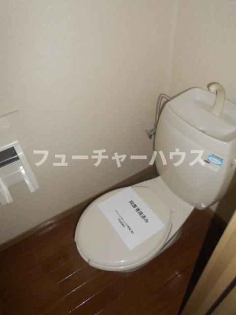 サンライフ千波　Ｂのトイレ|シンプルで使いやすいトイレです