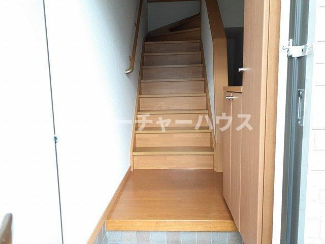 ラフレシールＢの玄関