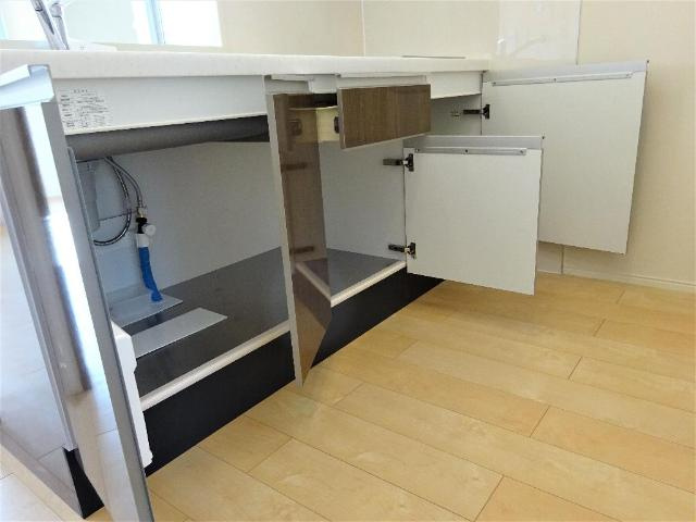 仮）つくばみらい市小絹新築アパートのキッチン|収納（イメージ）