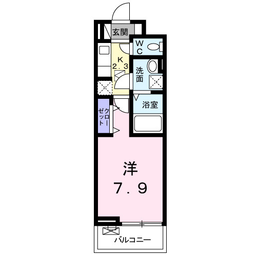 アライブ　ジュネスの間取り
