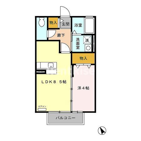 ドエル桐野の間取り