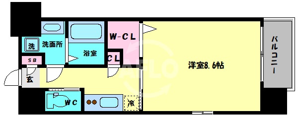 フォレストグレイス深江橋IIの間取り