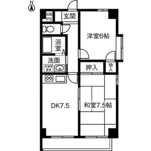 サニーコート平和の間取り