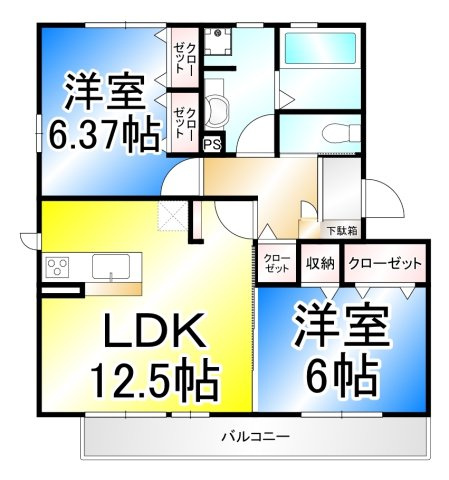 ベレッツァ　Aの間取り