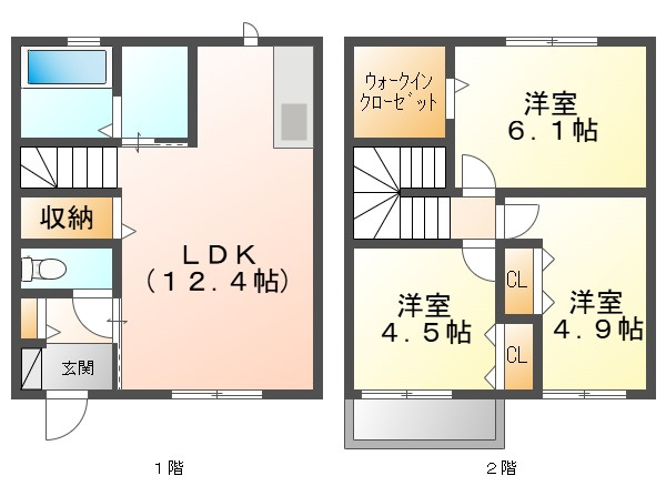 ノースパーク　Ⅰの間取り