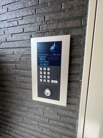 尼崎市道意町２丁目のアパートのセキュリティ