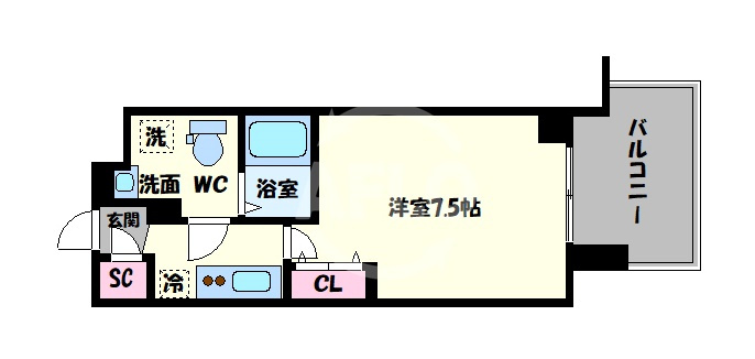 セレニテ谷九プリエの間取り|セレニテ谷九プリエ　間取り