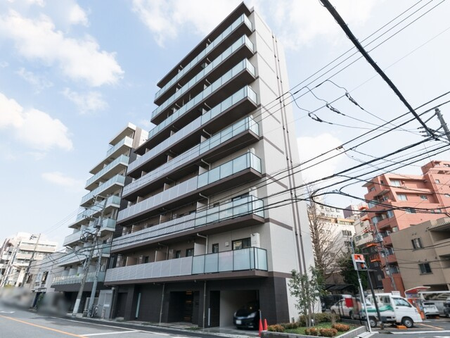 DIPS西日暮里の外観|外観は落ち着いています