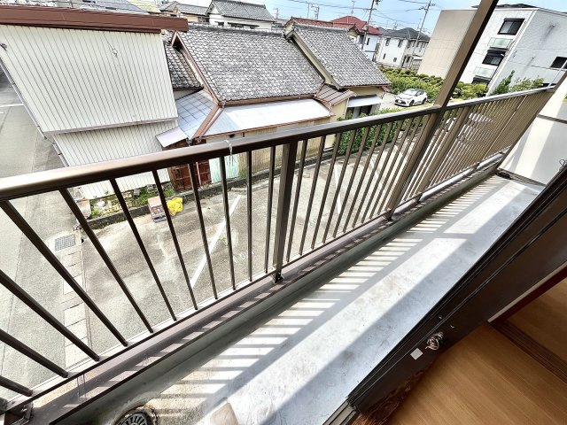 コーポ永田のバルコニー
