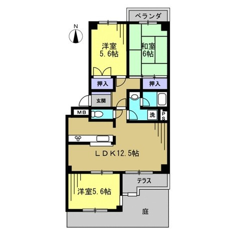 広々使える3ＬＤＫ！