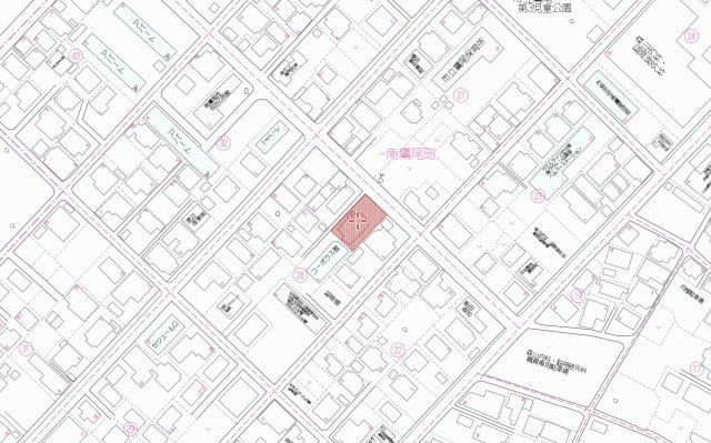 【土地図】 | 都城市南鷹尾町　950万円