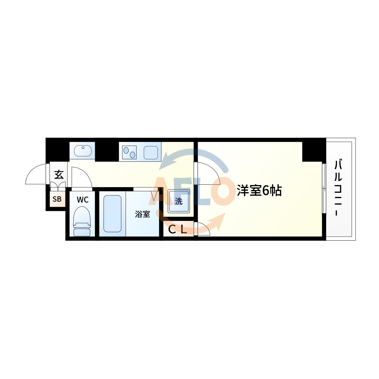 グランパシフィック鶴橋の間取り|グランパシフィック鶴橋　間取り
