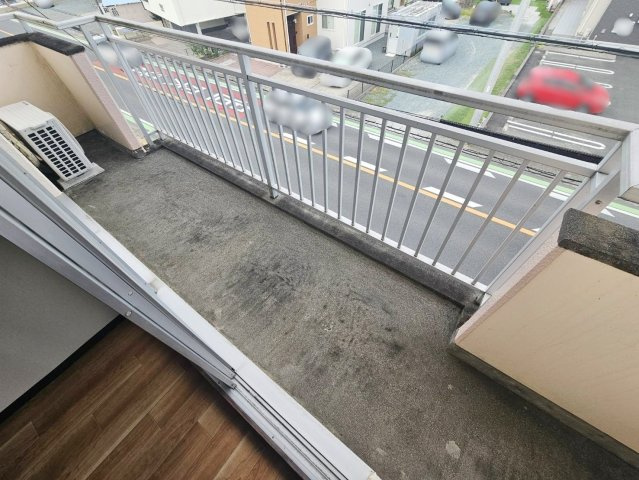 コーポリバティEのバルコニー