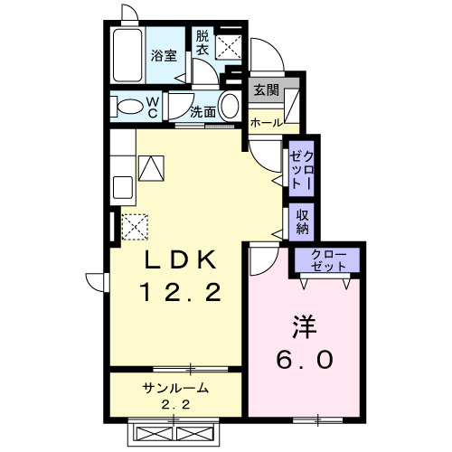 メゾンビューの間取り