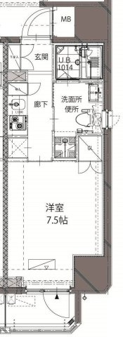 ベルジューレ神保町の間取り