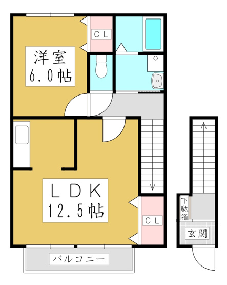 【間取り】 | フラッツァピアB棟