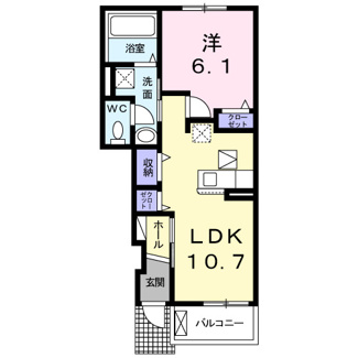 【間取り】 | パークライフ八尾Ⅱ