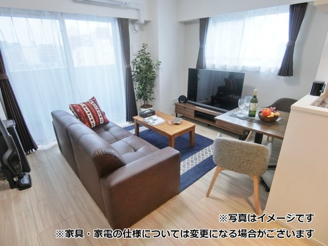 プレサンスブルーム浅草Northの内装|明るい色調の室内です