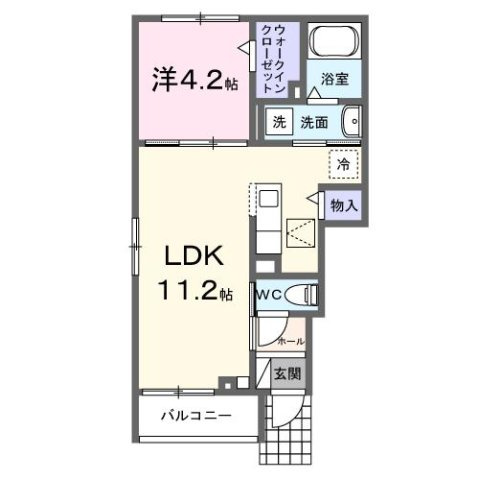 メゾンリリーの間取り