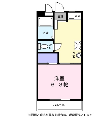 ジュネスＥの間取り