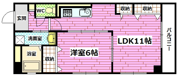 Ashiya　Vivid　海田の間取り
