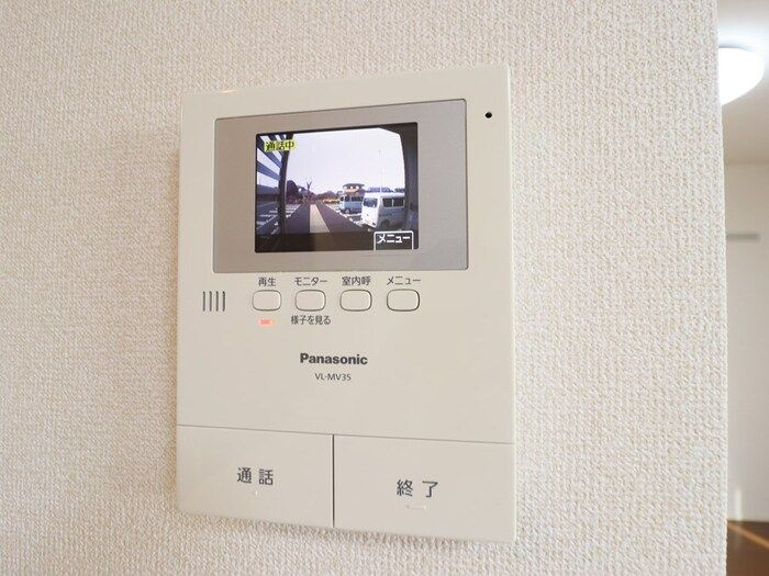 サニーウェルヒルズ　Ａのセキュリティ|モニター付きインターホンです
