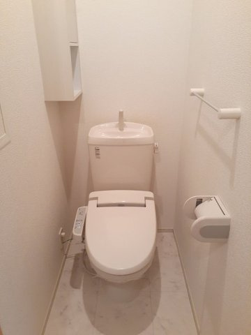 リバーサイドレジデンス　Ａのトイレ|トイレもきれいです