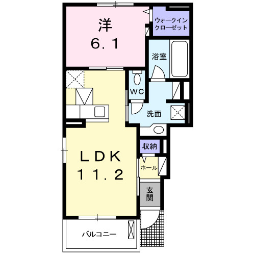 ビオーラ　ＯＴＳＵＮＡ　Ｂの間取り