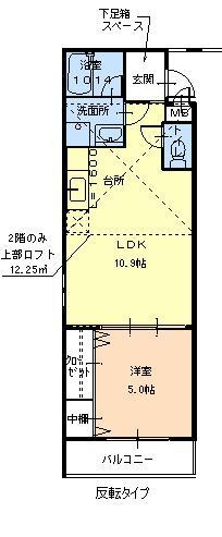 フローラ河内長野の間取り