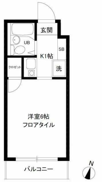 メイプルコート駒沢　駅近　駒沢公園至近　分譲賃貸の間取り