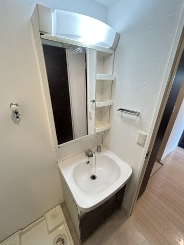 レジデンス心斎橋の洗面所