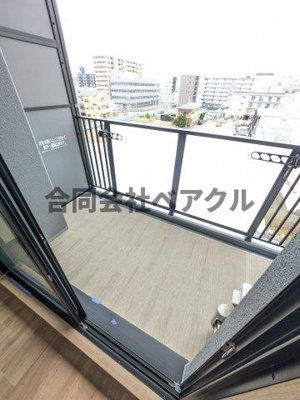 【バルコニー】 | ベラジオ雅び京都西院Ⅱ | 外からの目が気にならないバルコニーで洗濯物が干せます