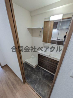【洗面所】 | ベラジオ雅び京都西院Ⅱ | 忙しい朝には欠かせない洗面所です