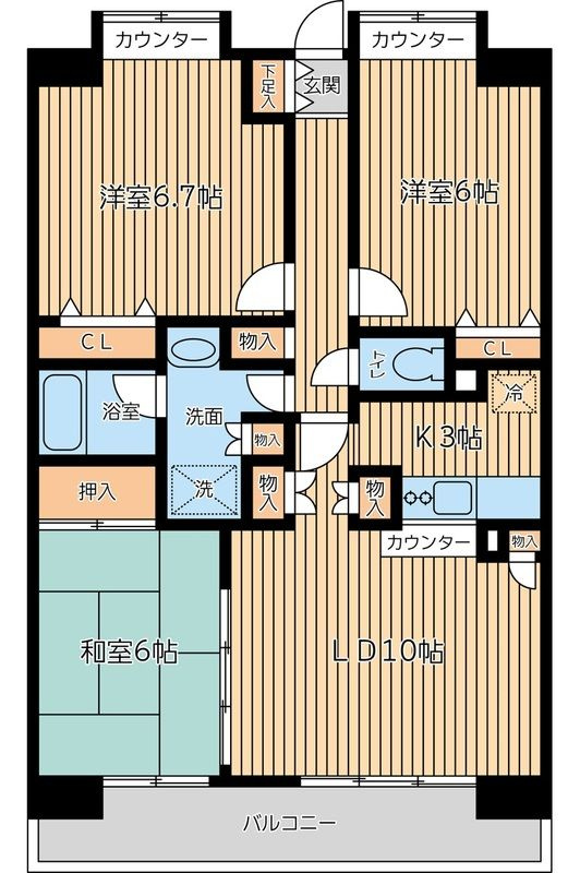 ＣＩＴＹ　ＳＰＩＲＥ　西葛西の居間・リビング