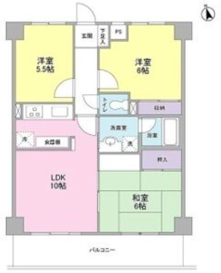サンフォーレ小平の間取り
