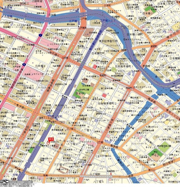 アヴィニティー銀座東の地図