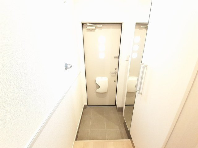 クレイドル　Ⅳの玄関|毎日通る玄関はこちらです
