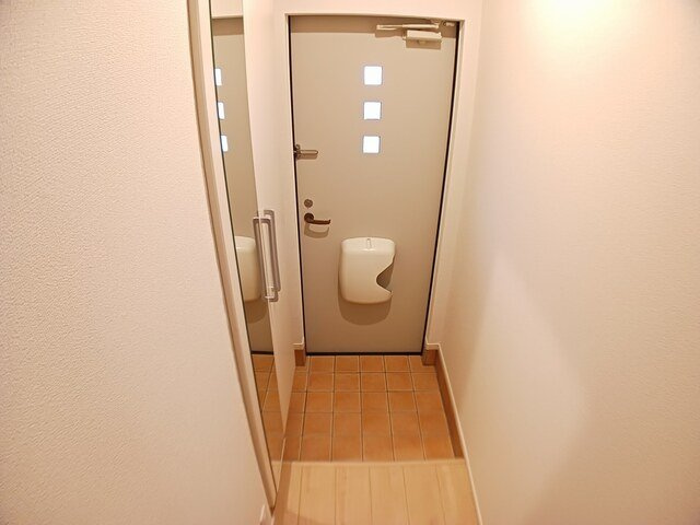 コリーナ木田余Ⅱの玄関|シンプルで使いやすい玄関です